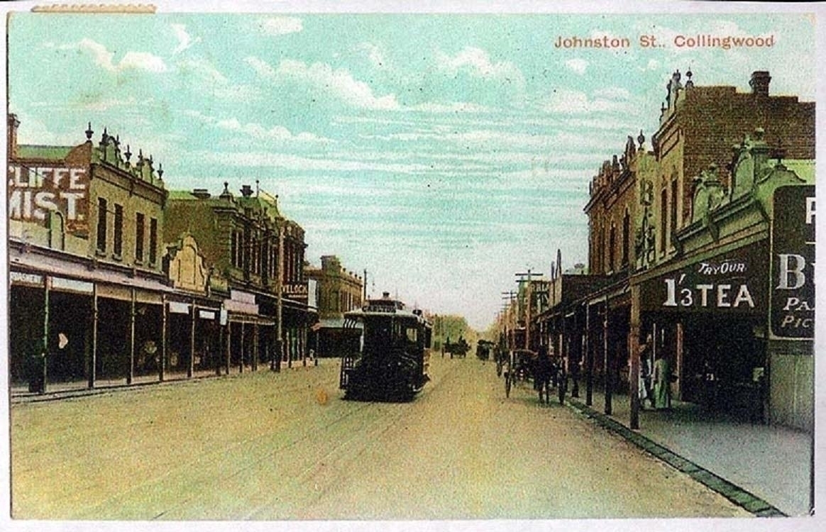 Johnston St, Collingwood, c.1910.